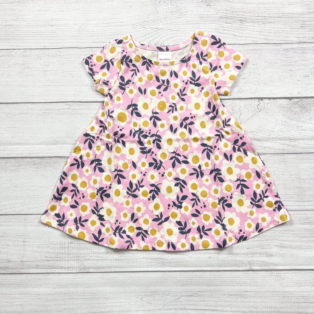 Hanna Andersson Pink Floral Cotton Dress